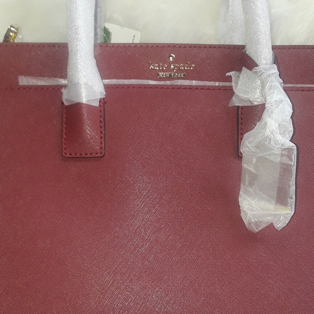 Kate Spade satchel! Burgundy, New With Tags.